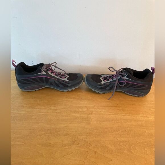 MERRELL Siren Edge Black Purple Trail Hiking Sneakers Women's 10.5 Shoes J35750 - Picture 7 of 10